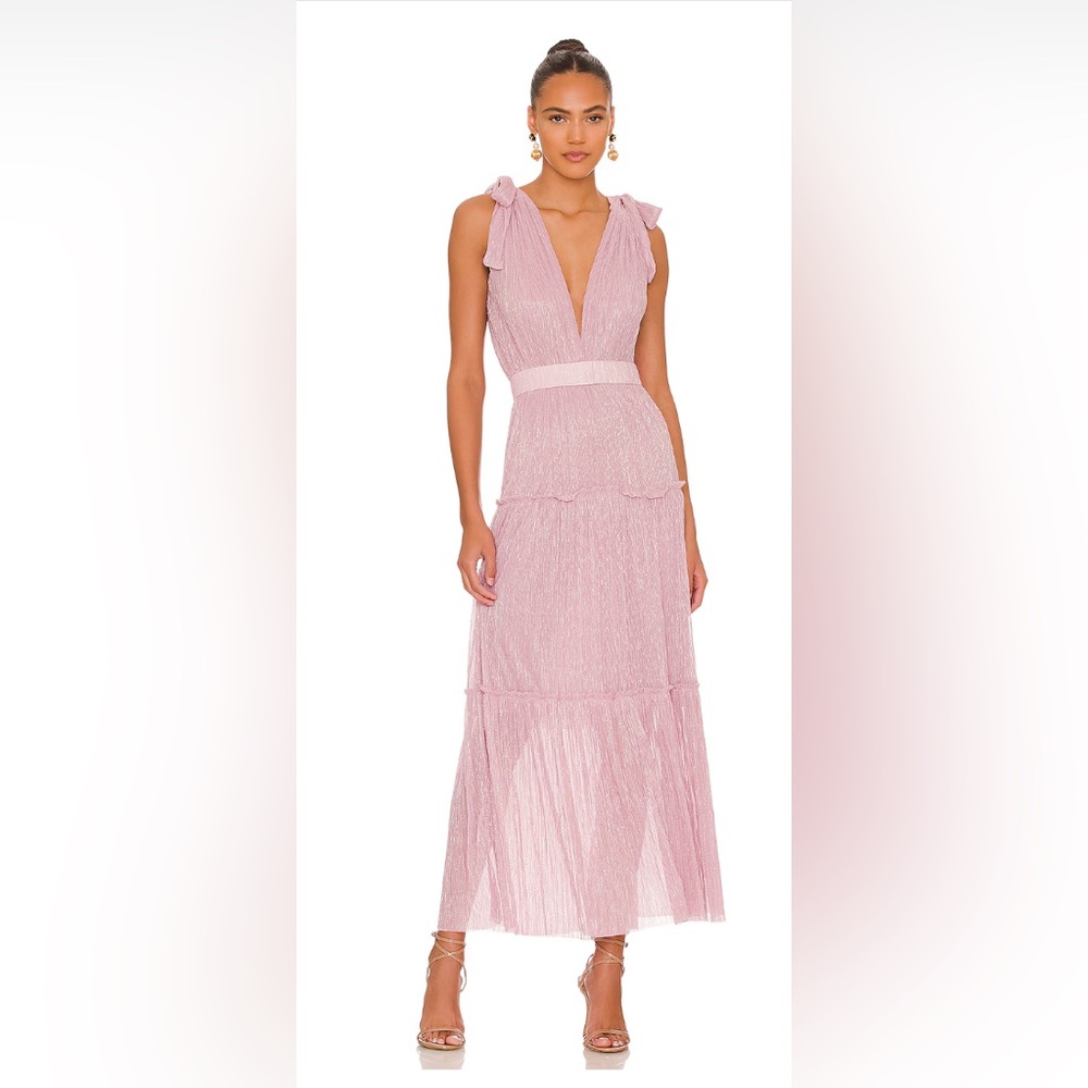 Sabina Musayev Helena Dress in pink lavender